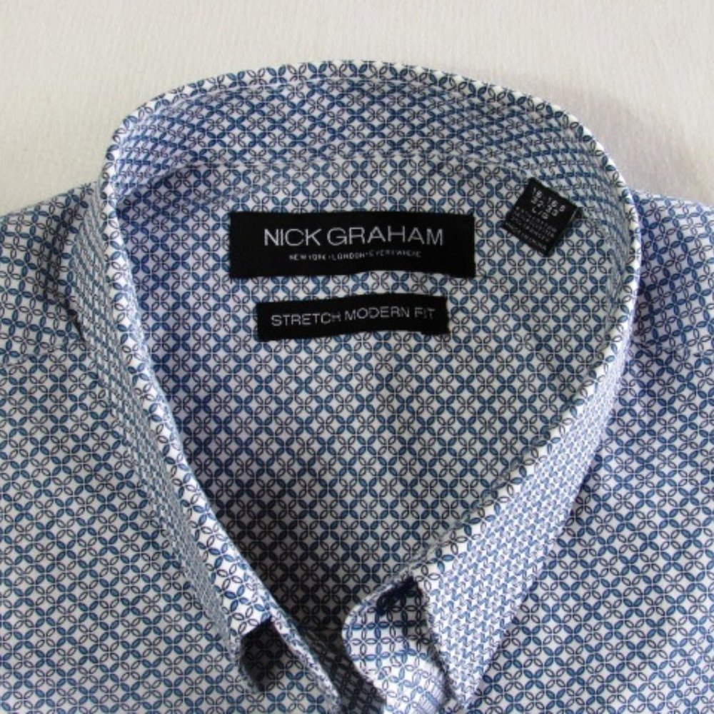 Nick Graham Men's Size L L/S Dress Shirt / RTL $75